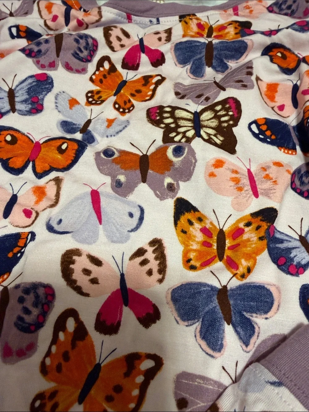 Little Sleepies Lavender Butterfly Long Sleeve Pajama Set